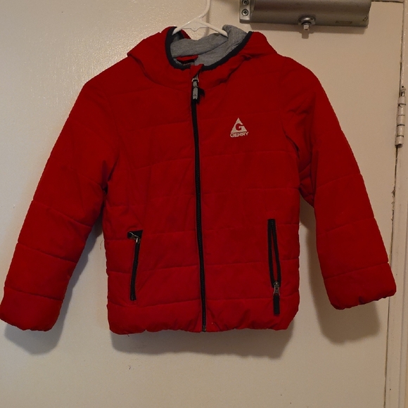Gerry Kids Red Hooded Puffer Jacket - Picture 1 of 5